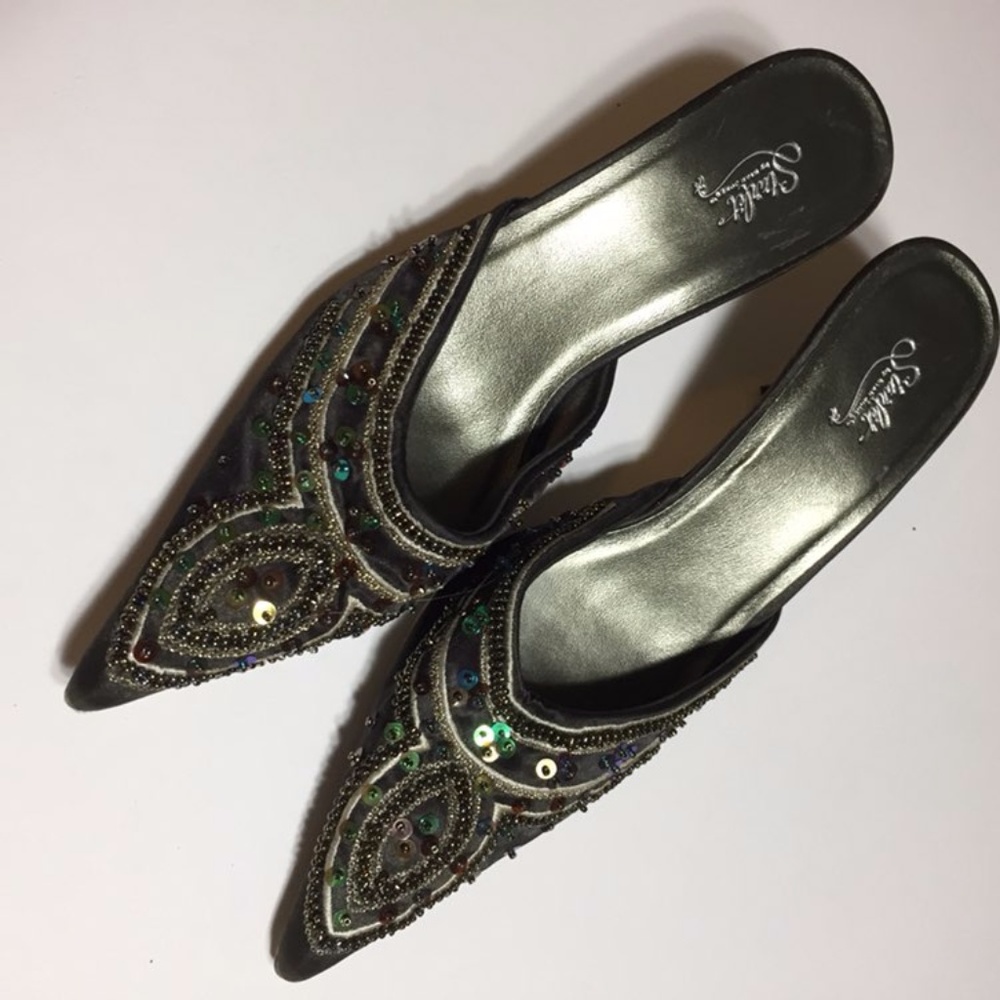 Starlet Women’s Sequined Slide Size 7.5 - Picture 2 of 4